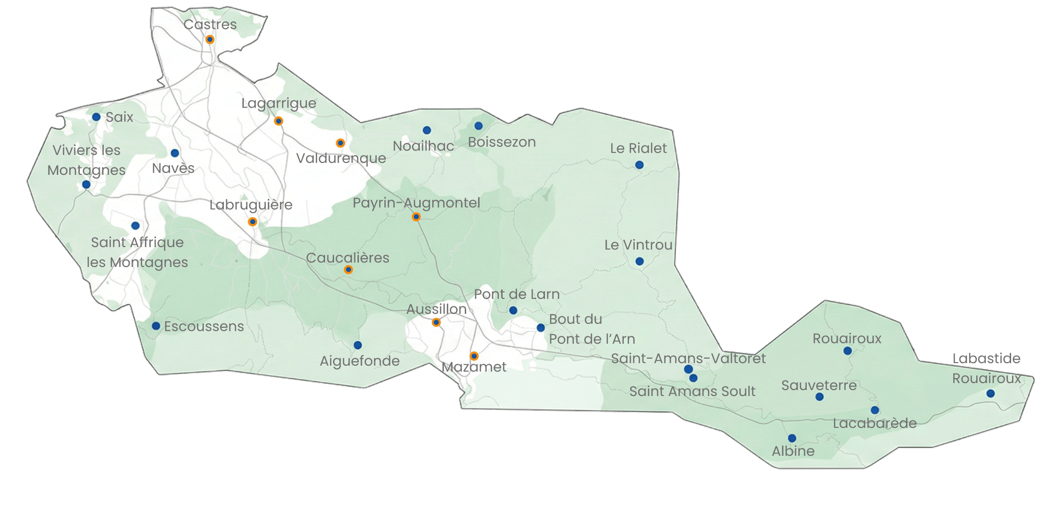 Carte volet 1 et 2 du CRT